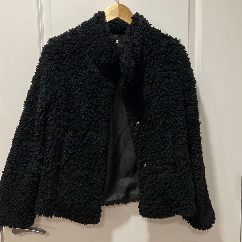 Black teddy jacket